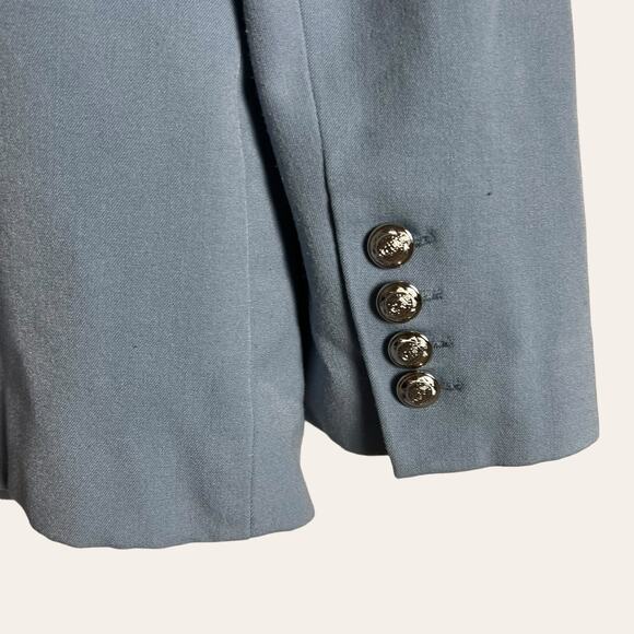WeWoreWhat Light Blue Peak Lapel Women’s Blazer Jacket Size Medium - Picture 9 of 11
